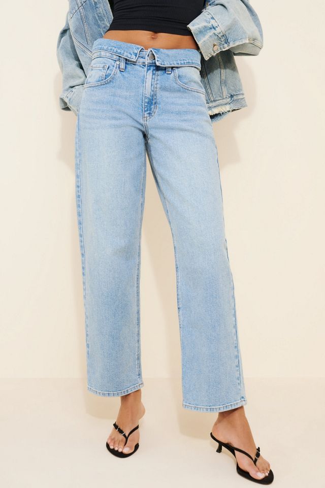 JUST BLACK DENIM Relaxed Folded Waist Jeans #2