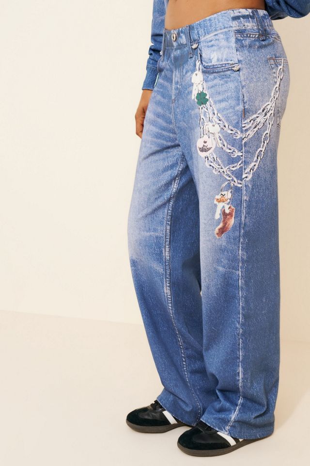 Boys Lie Done Denim Sweatpants #2
