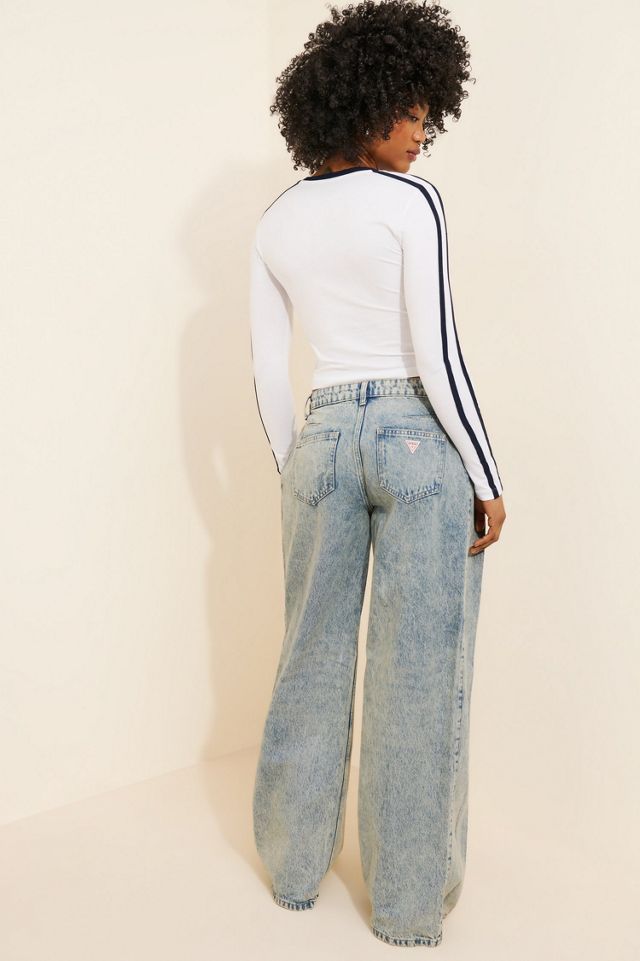 Guess Jeans Go Mid Rise Side Pleat Jeans #1