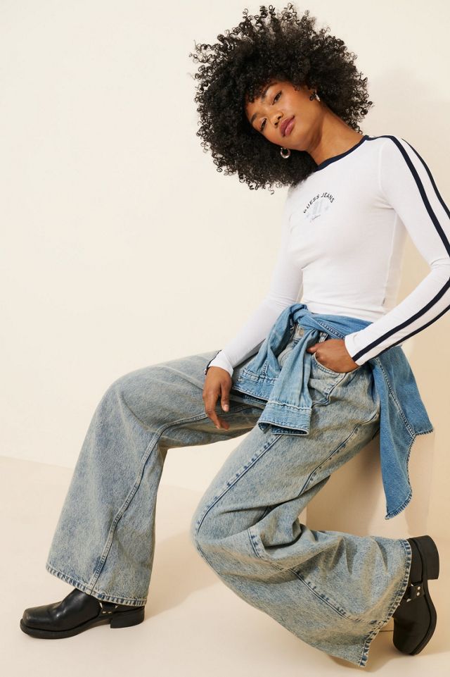 Guess Jeans Go Mid Rise Side Pleat Jeans #3