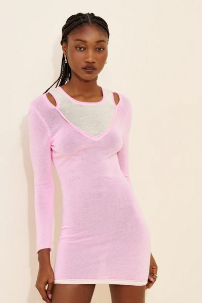 Frankies Bikinis Logan Knit Mini Dress