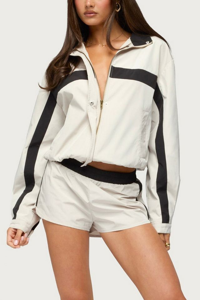 Edikted Emrie Stripey Nylon Jacket #3