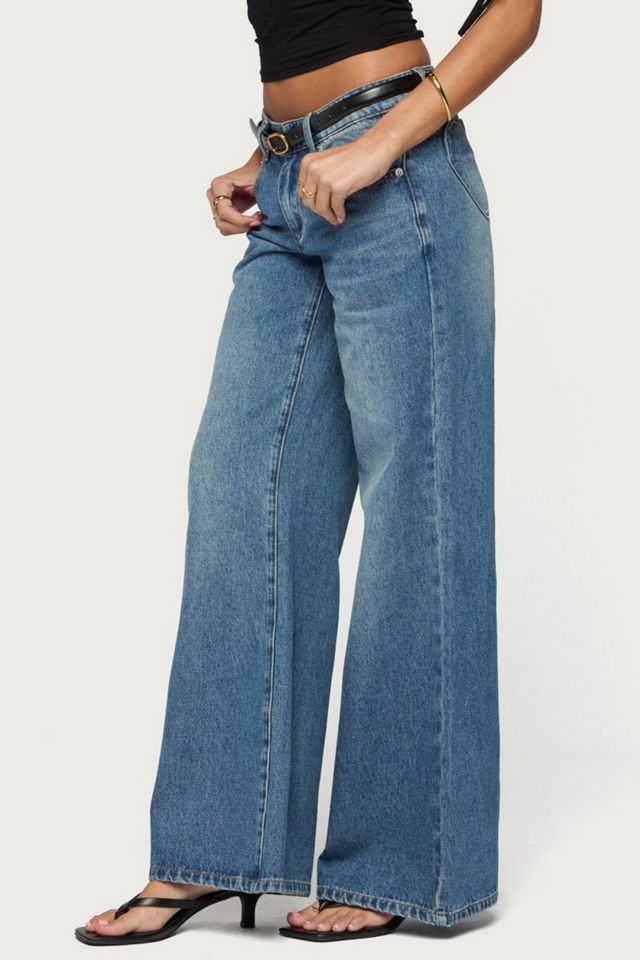 Edikted Casta Heart Low Rise Baggy Jeans #3