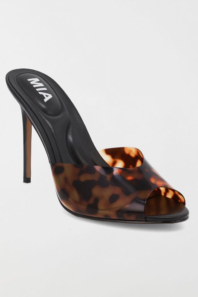 MIA Gwyneth Peep Toe Stiletto Mule #1
