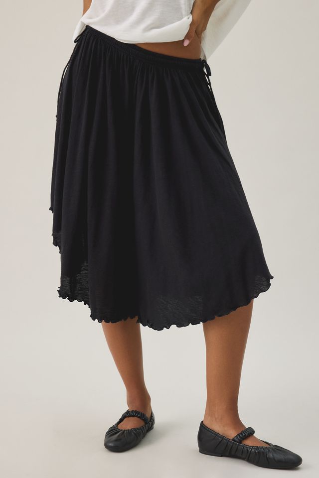 Out From Under Pure Intentions Cotton Wide Leg Cropped Pants #2