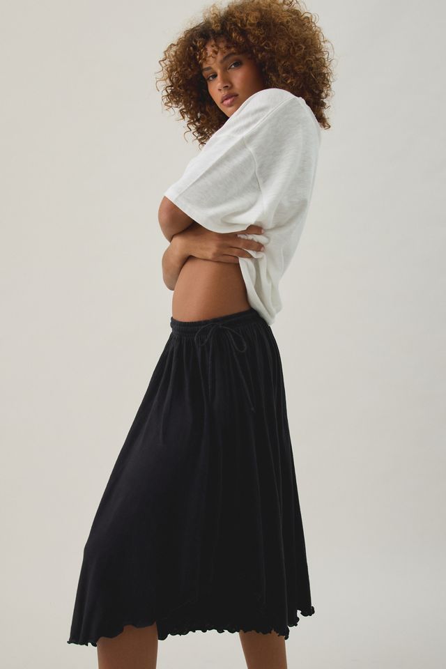 Out From Under Pure Intentions Cotton Wide Leg Cropped Pants #3