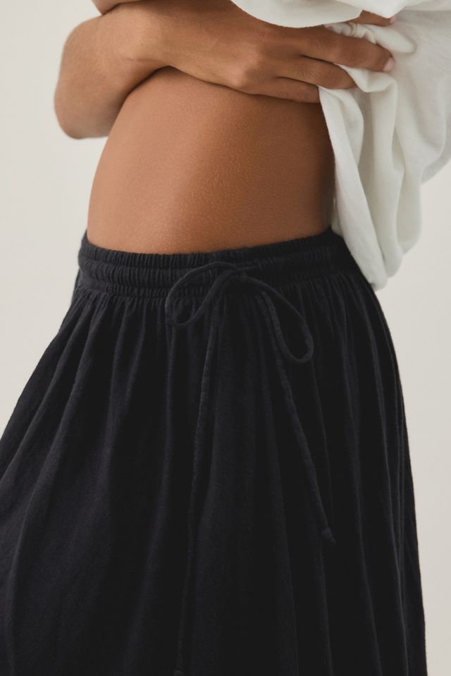 Out From Under Pure Intentions Cotton Wide Leg Cropped Pants #5