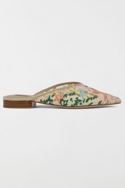 MIA Aita Embroidered Flat Mule