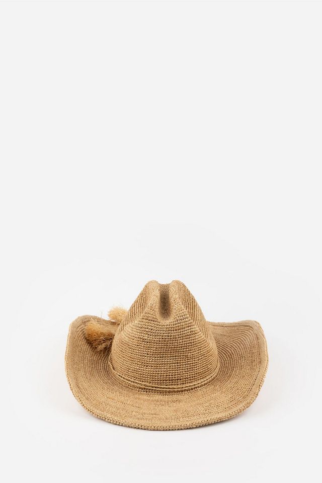 Gigi Pip Ames Packable Straw Cowboy Hat #3