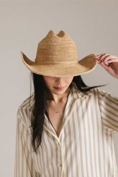 Gigi Pip Ames Packable Straw Cowboy Hat