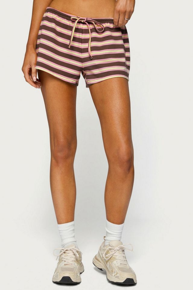 Edikted Blanchy Striped Shorts #1