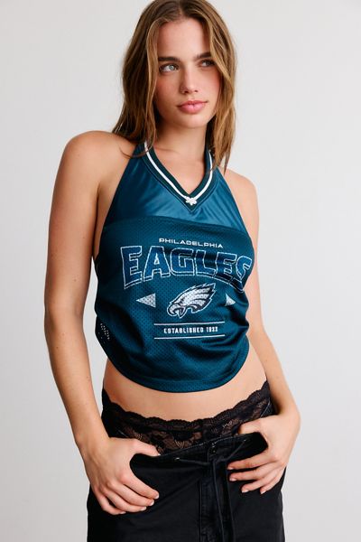 Off Season NFL Jersey Tie-Back Halter Top
