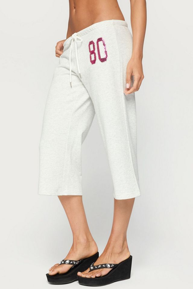 Edikted 80 Sequin Capri Sweatpants #2