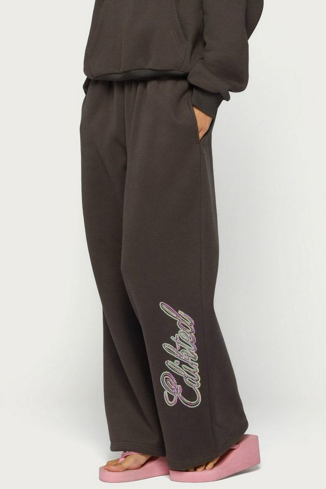 Edikted Always Edikted Sequin Sweatpants #3