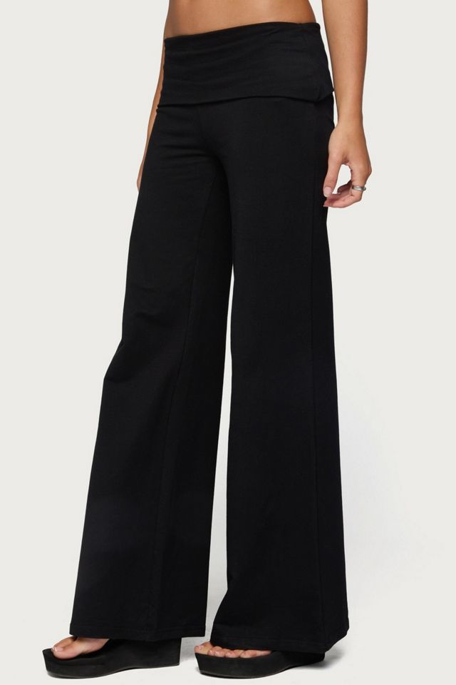 Edikted Angel Energy Sequin Foldover Pants #3