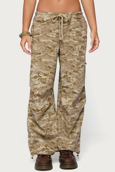 Edikted Demey Camo Baggy Pants