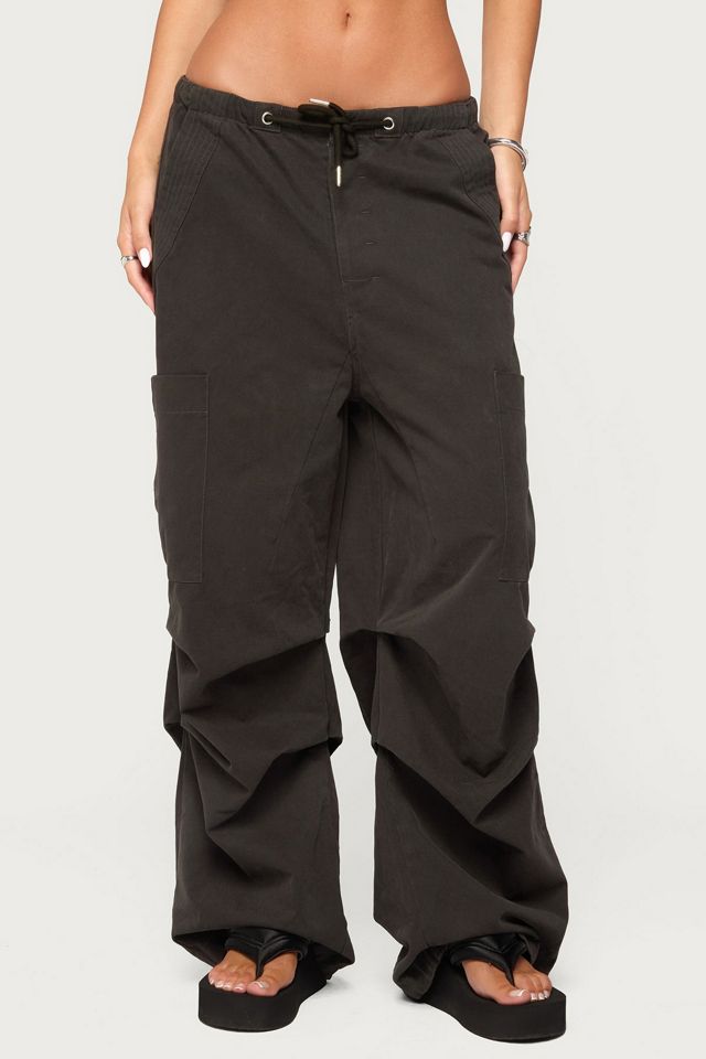 Edikted Emzi Baggy Cotton Cargo Pants #1