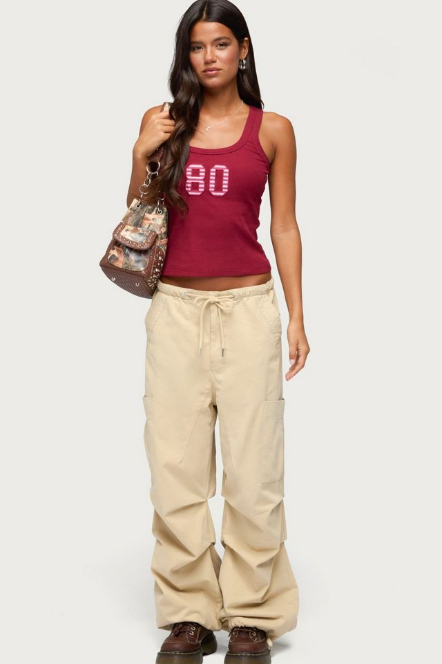 Edikted Emzi Baggy Cotton Cargo Pants #1