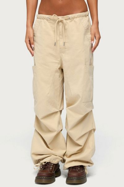 Edikted Emzi Baggy Cotton Cargo Pants