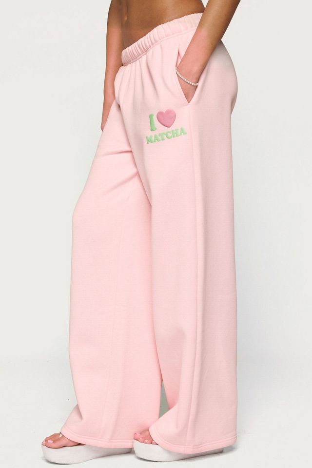 Edikted I Heart Matcha Sweatpants #2