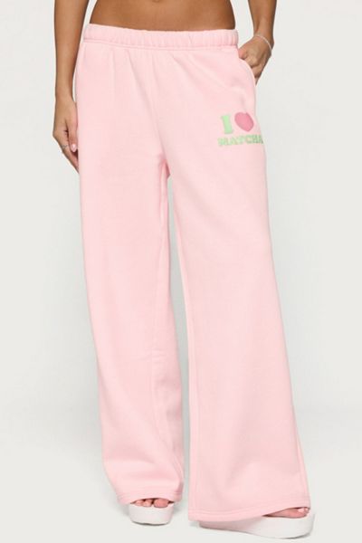 Edikted I Heart Matcha Sweatpants