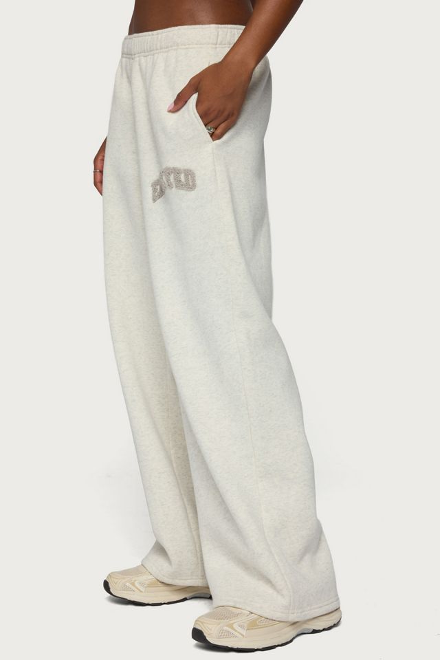 Edikted Edikted To You Wide Leg Sweatpants #3