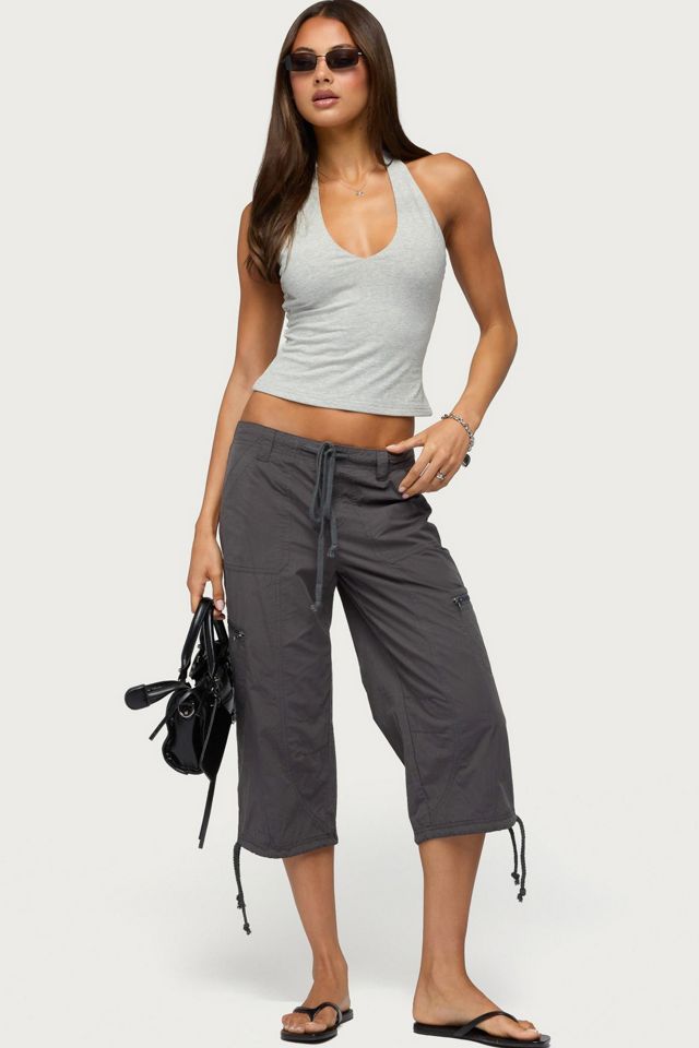 Edikted Lilith Cargo Capri Pants #1