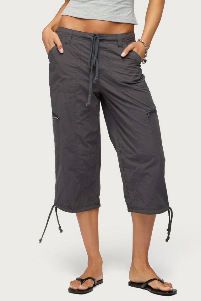 Edikted Lilith Cargo Capri Pants #3