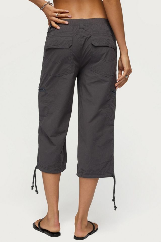 Edikted Lilith Cargo Capri Pants #4