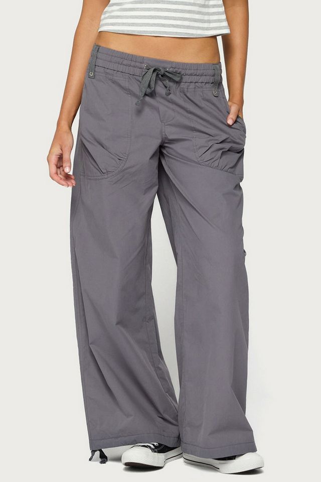 Edikted Kathleen Oversized Cotton Cargo Pants #3