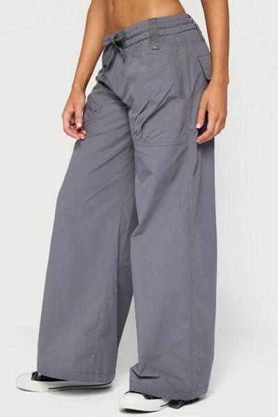 Edikted Kathleen Oversized Cotton Cargo Pants