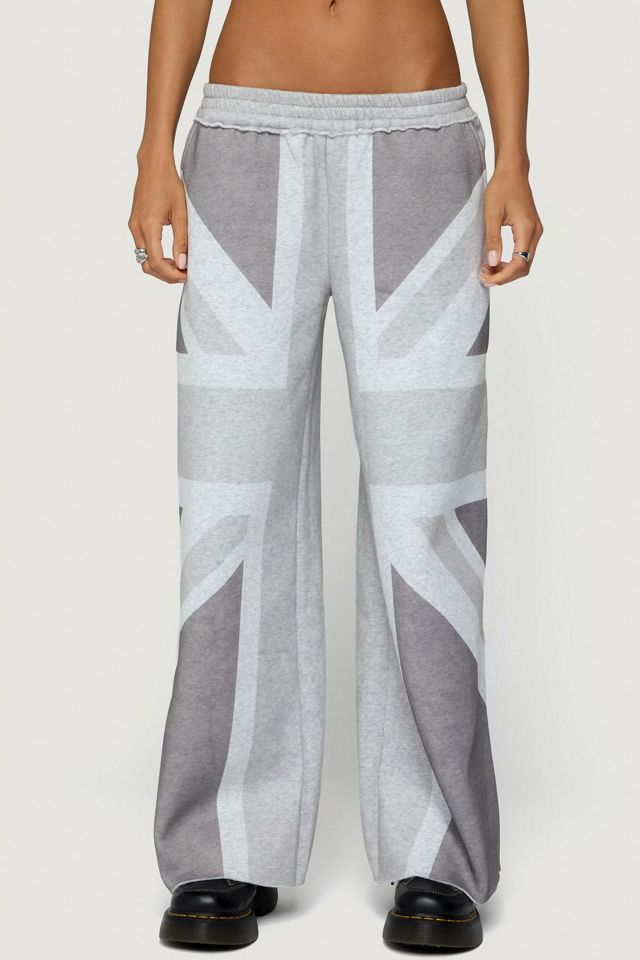 Edikted London Rush Wide Leg Sweatpants #2