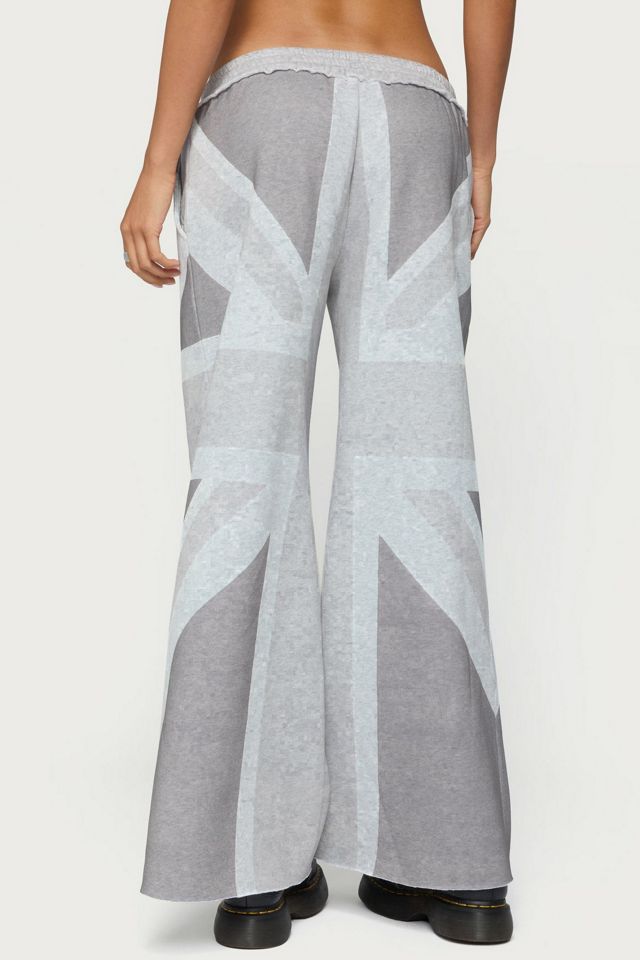Edikted London Rush Wide Leg Sweatpants #4