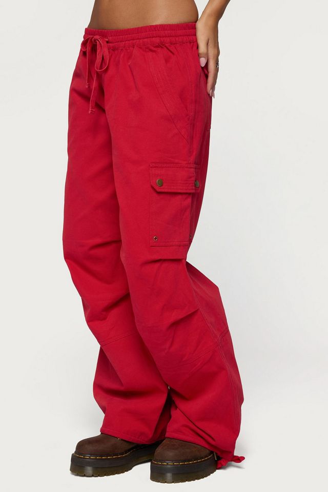 Edikted Paskal Twill Baggy Parachute Pants #2