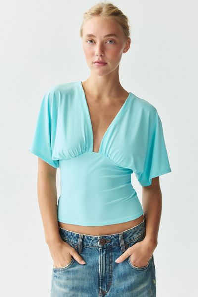 Kimchi Blue Sienna Deep-V Plunge Top
