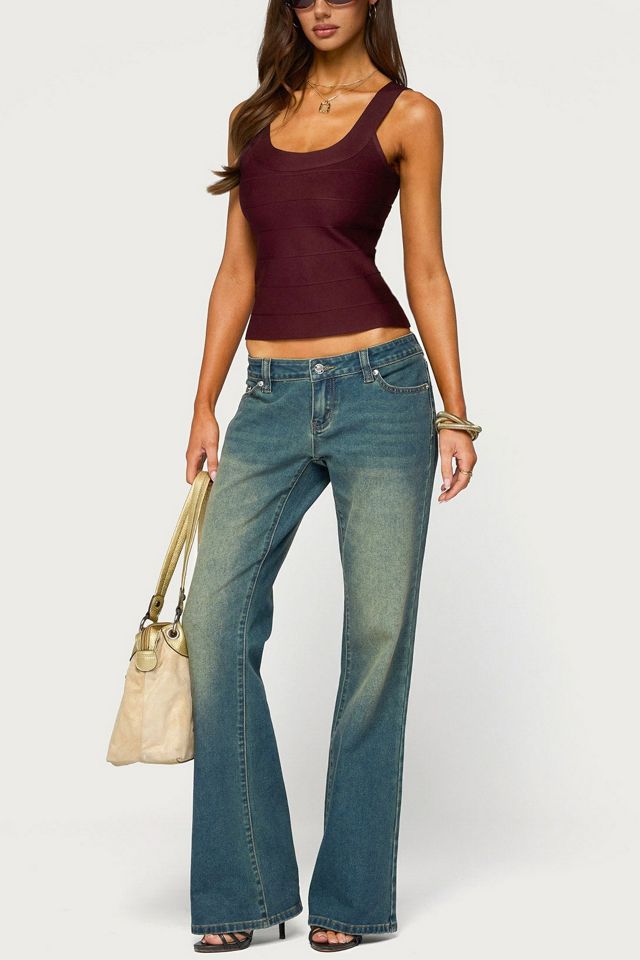 Edikted Akina Bandage Knit Tank Top #1