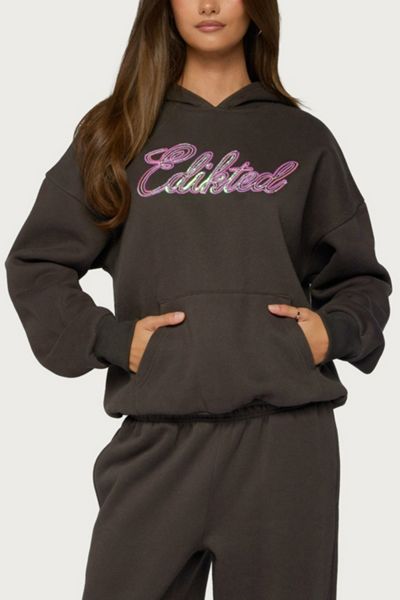 Edikted Always Edikted Sequin Hoodie