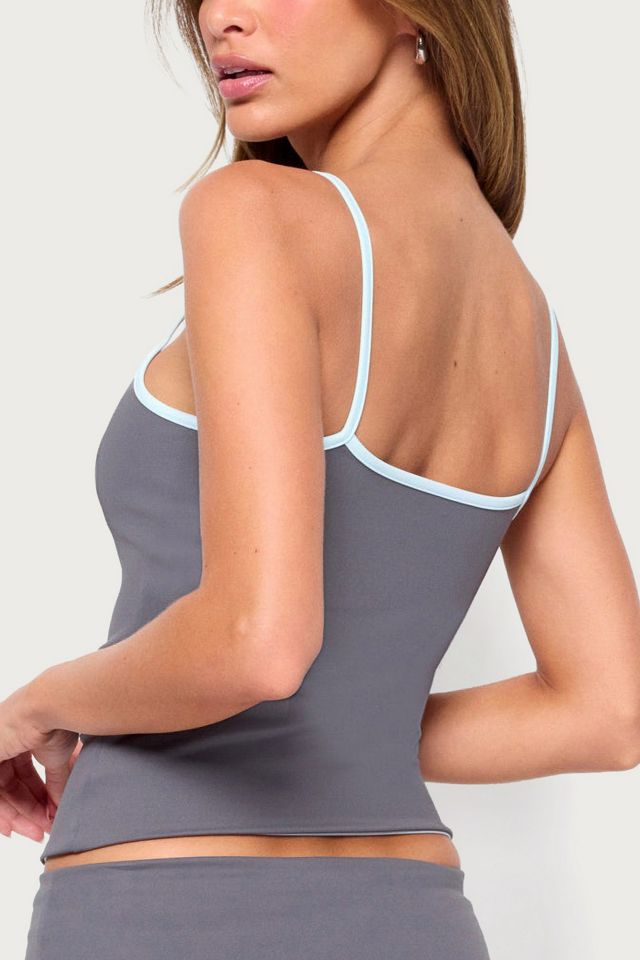 Edikted Ambar Reversible Contrast Tank Top #4