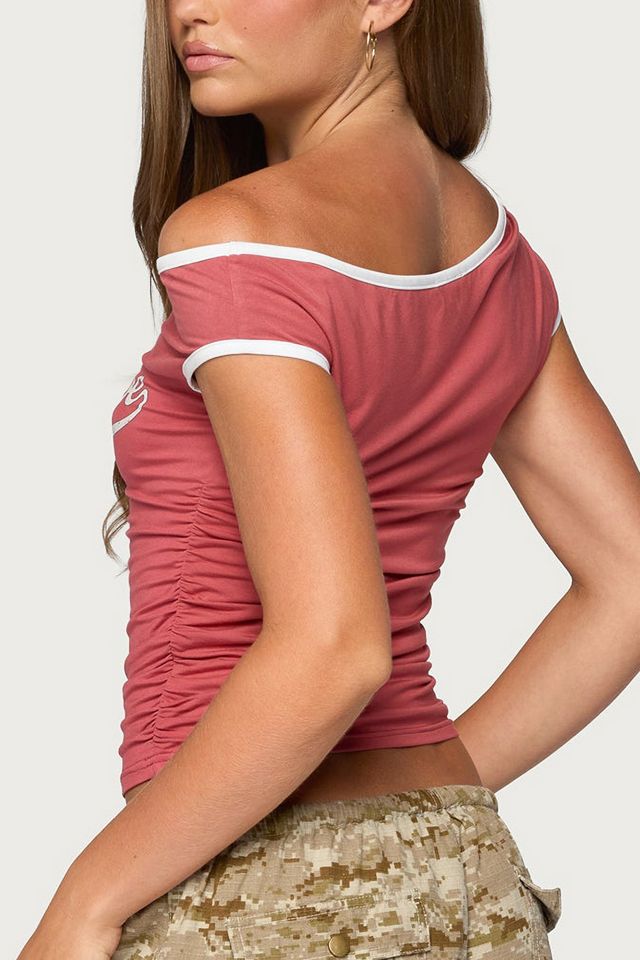 Edikted Bondi Babe Off Shoulder Top #4