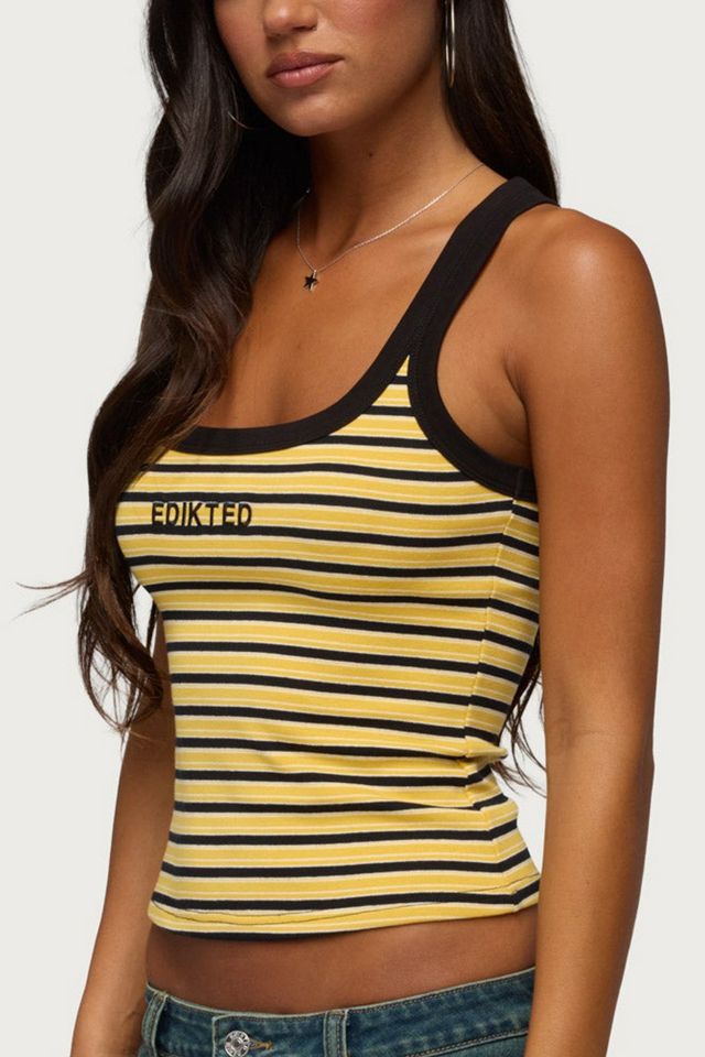 Edikted Edikted Energy Striped Ribbed Tank Top #2