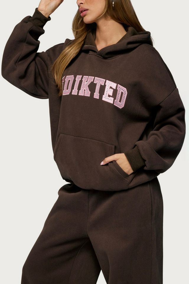 Edikted Edikted Glow Rhinestone Hoodie #2
