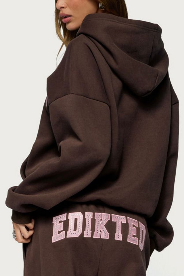 Edikted Edikted Glow Rhinestone Hoodie #4