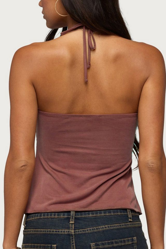 Edikted Ivana Studded Halter Top #4