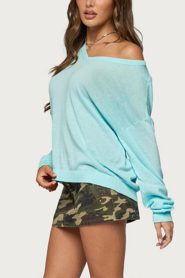 Edikted Geara Knit Long Sleeve Top #3