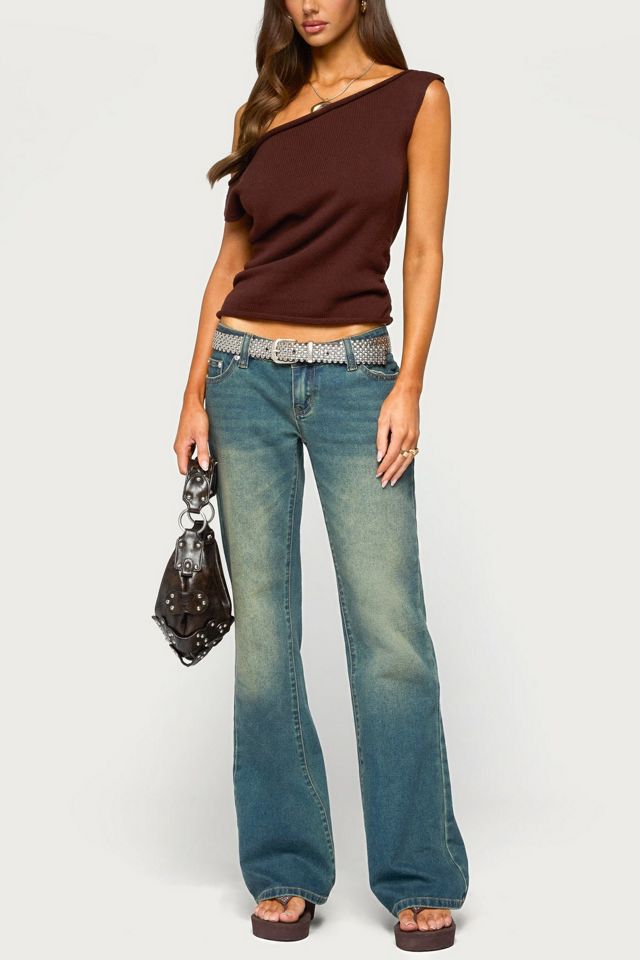 Edikted Lauria Off Shoulder Knit Top #1
