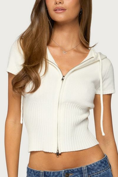 Edikted Noelani Hooded Knit Top