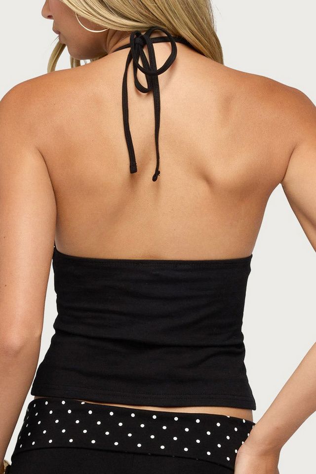Edikted Noriah V Neck Halter Top #4