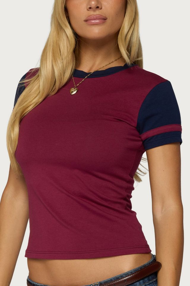 Edikted Sophiah Contrast T Shirt #2