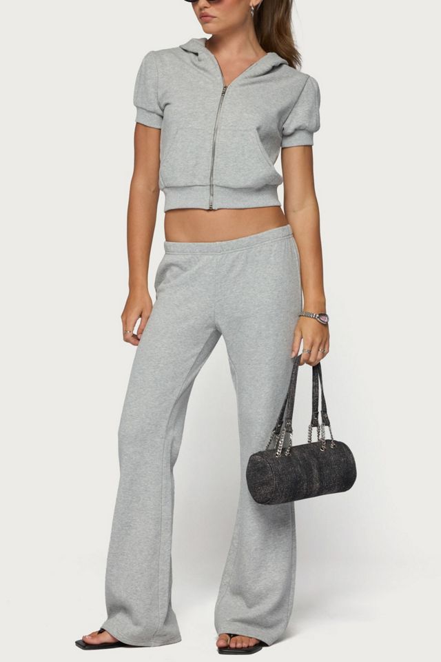 Edikted Rachel Short Sleeve Hooded Top #1
