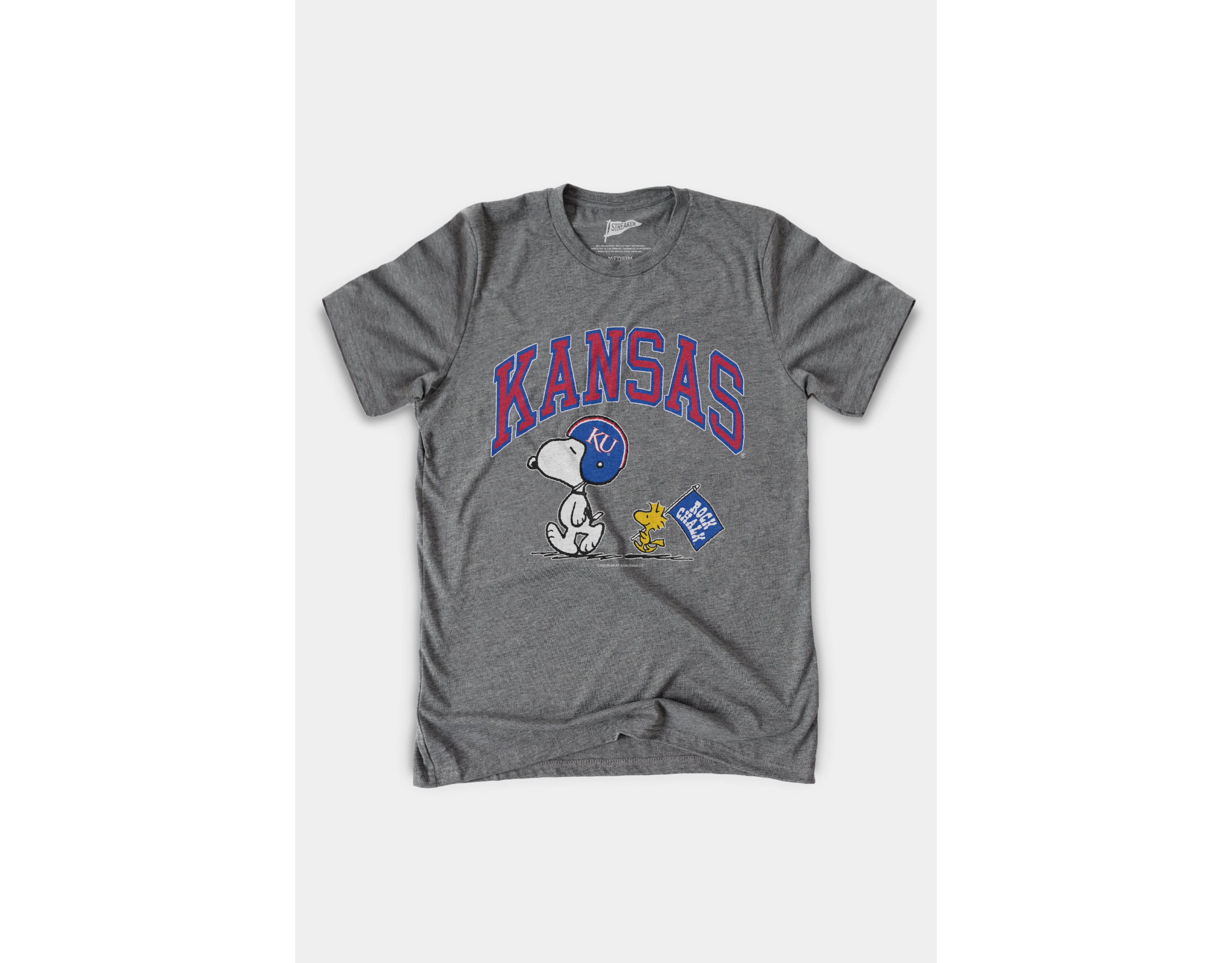 Streaker Peanuts x University of Kansas Tee